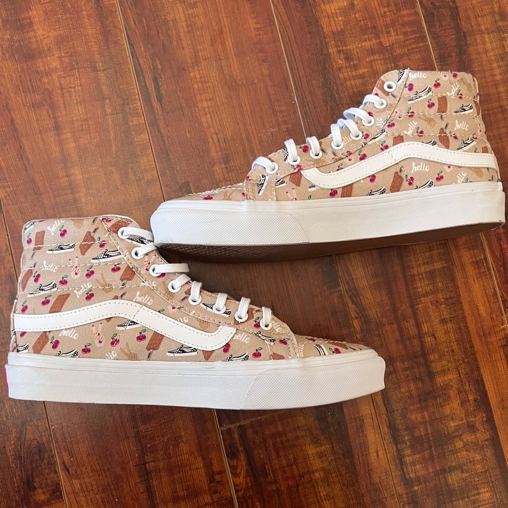 Slightly worn Hightop vans